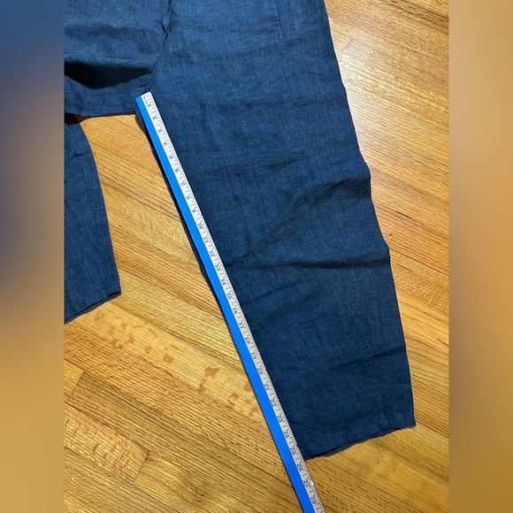 Eileen Fisher Organic Linen Pant size L (I 9 - Picture 6 of 12